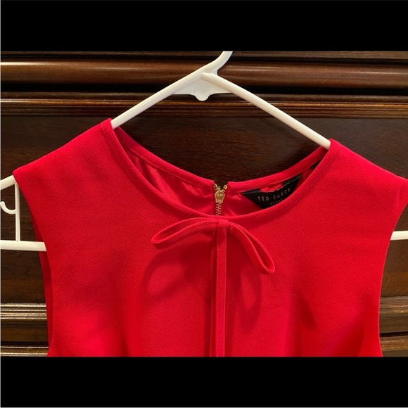 NWT Ted Baker Blouse with Bow - Picture 6 of 10